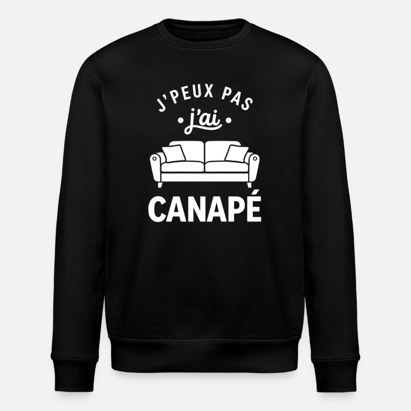 canapé - Sweat bio ROLLER Stanley/Stella Unisexe - noir