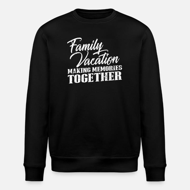 Familienurlaubserinnerungen - Stanley/Stella Unisex Bio-Sweatshirt ROLLER - Schwarz