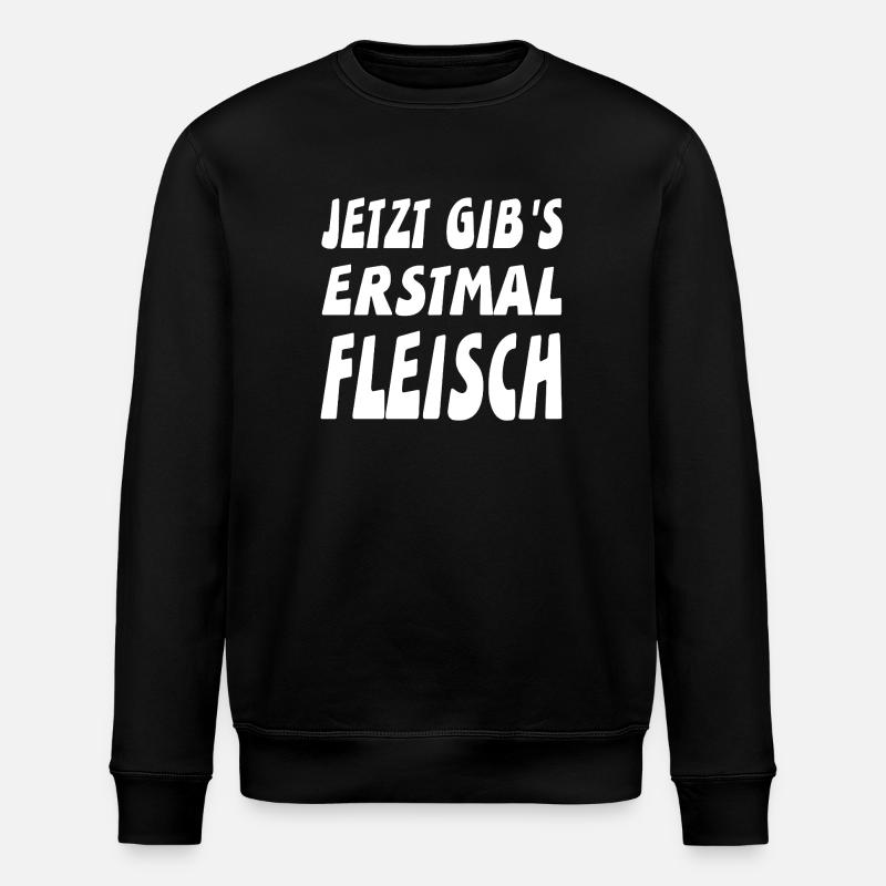 Fleisch - Stanley/Stella Unisex Bio-Sweatshirt ROLLER - Schwarz
