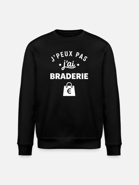 J'peux pas j'ai Braderie - Sweat bio ROLLER Stanley/Stella Unisexe - noir