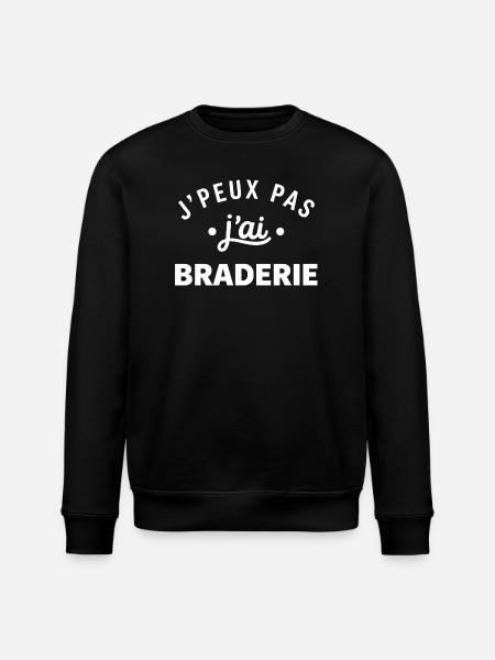 J'peux pas j'ai braderie - Sweat bio ROLLER Stanley/Stella Unisexe - noir