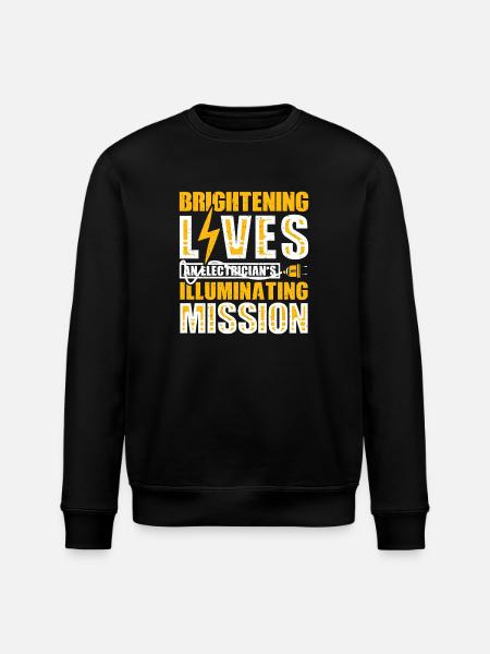 Electrician, Electronics Technician, Electrician - Stanley/Stella ROLLER Unisex Organic Sweatshirt - black