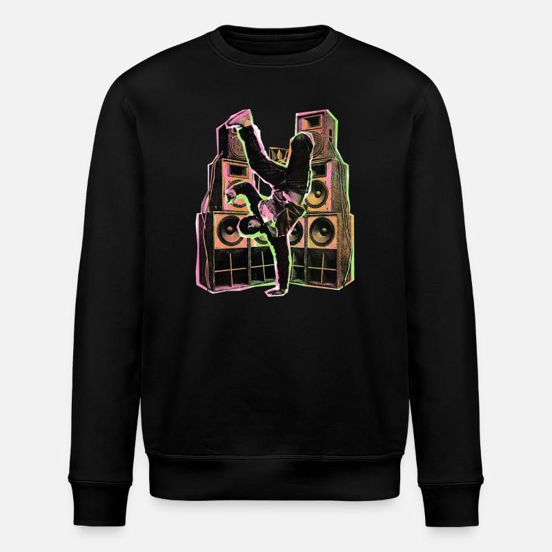 Breakdance hip-hop - Sweat bio ROLLER Stanley/Stella Unisexe - noir