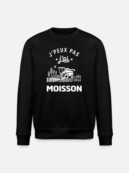 J'peux pas j'ai Moisson - Sweat bio ROLLER Stanley/Stella Unisexe - noir