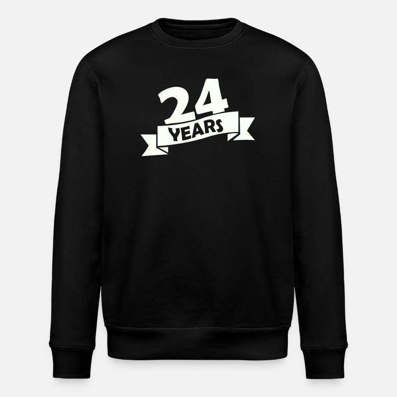 24_years - Stanley/Stella Unisex Bio-Sweatshirt ROLLER - Schwarz