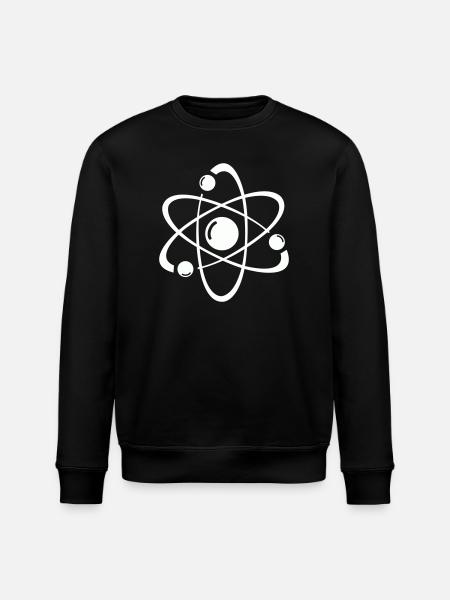 Atomic Model Line Art - Stanley/Stella ROLLER Unisex Organic Sweatshirt - black