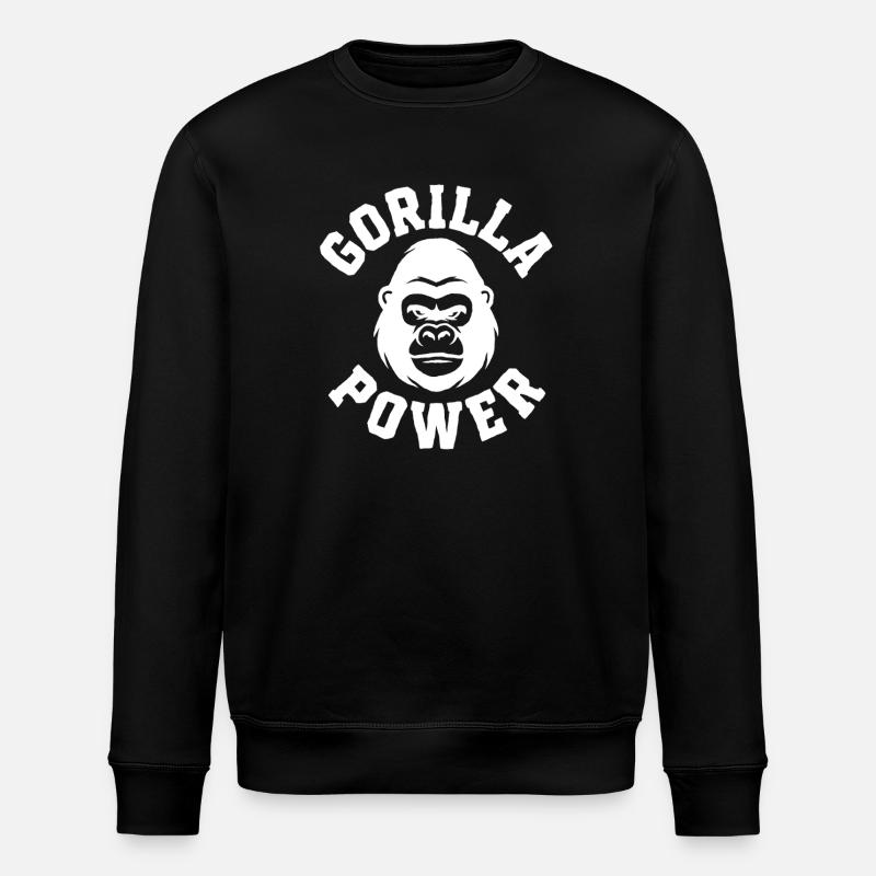 Pouvoir : Force Pure & Gardien Primate - Sweat bio ROLLER Stanley/Stella Unisexe - noir
