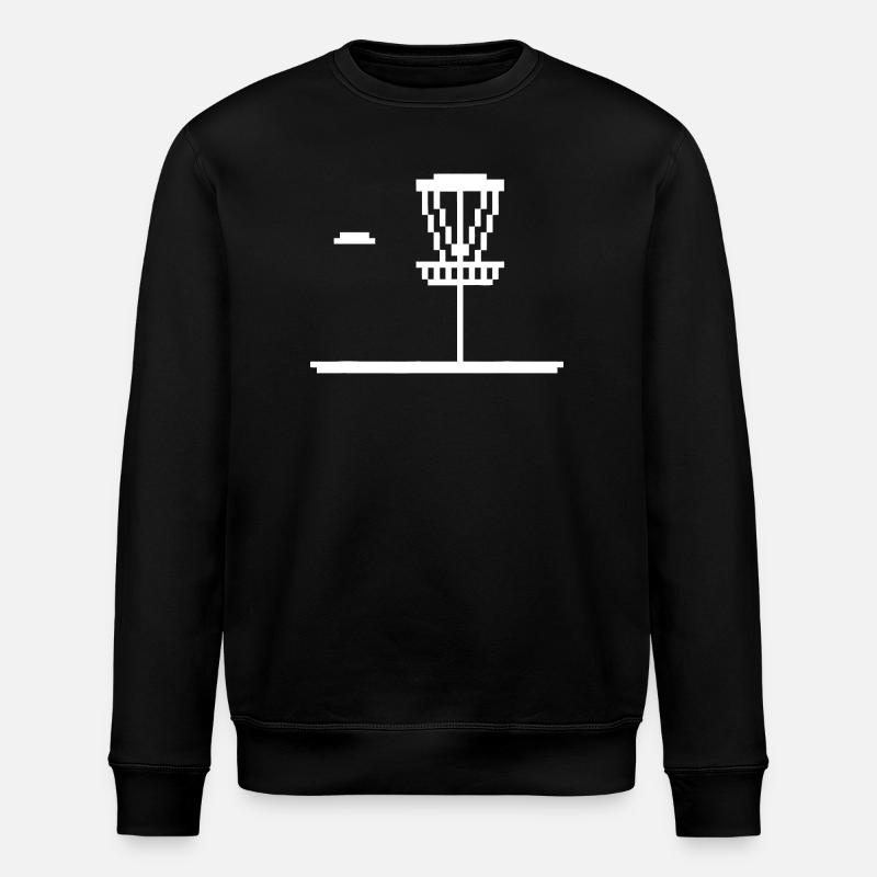 Pixel Leuchtturm-Silhouette - Stanley/Stella Unisex Bio-Sweatshirt ROLLER - Schwarz