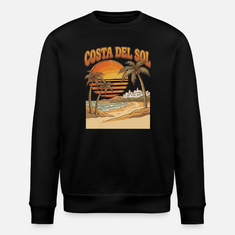 Vacances Costa del Sol Espagne - Sweat bio ROLLER Stanley/Stella Unisexe - noir