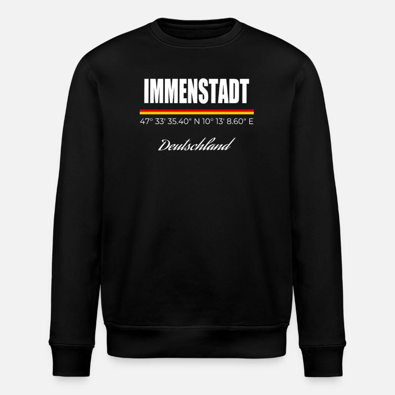 Immenstadt - Stanley/Stella Unisex Bio-Sweatshirt ROLLER - Schwarz