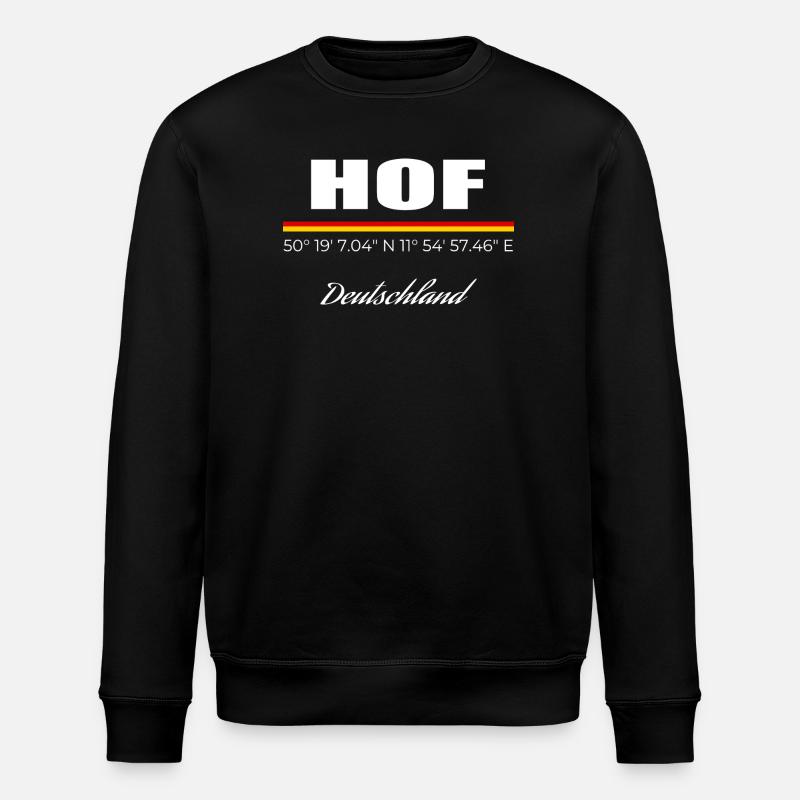 Hof - Stanley/Stella Unisex Bio-Sweatshirt ROLLER - Schwarz