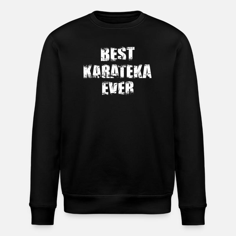 Bester Karateka aller Zeiten - Stanley/Stella Unisex Bio-Sweatshirt ROLLER - Schwarz