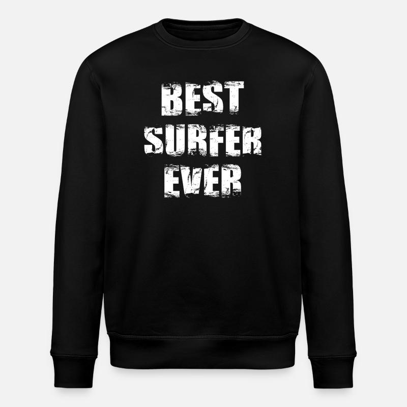 Bester Surfer - Stanley/Stella Unisex Bio-Sweatshirt ROLLER - Schwarz