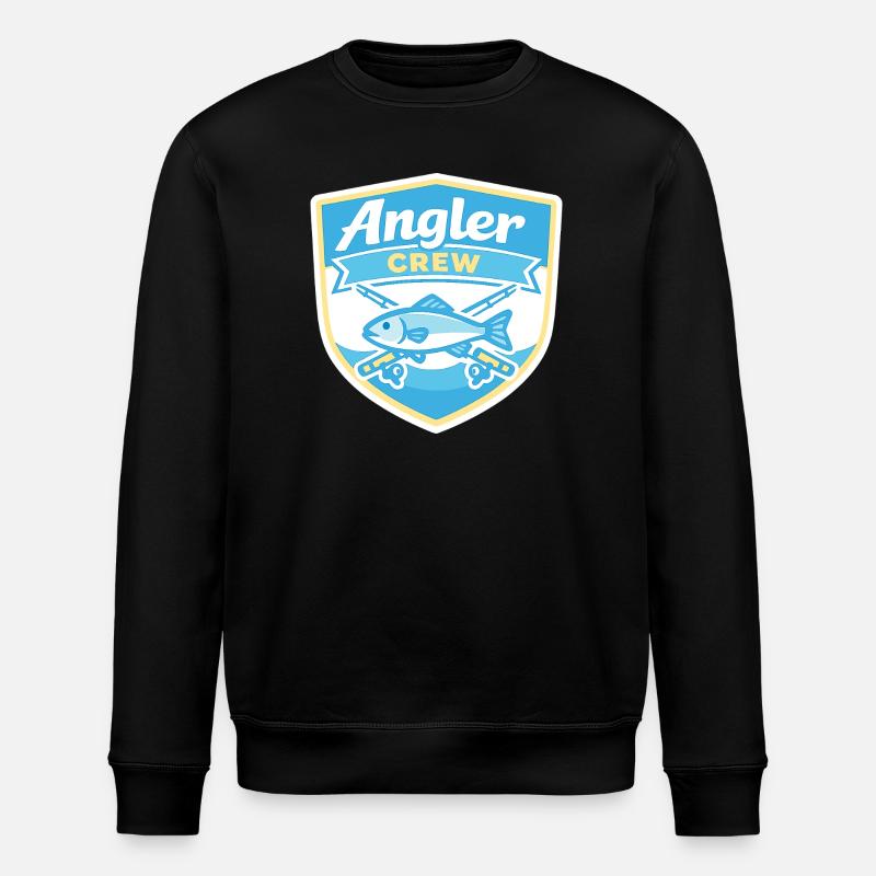 Angler Crew Shield - Stanley/Stella Unisex Bio-Sweatshirt ROLLER - Schwarz
