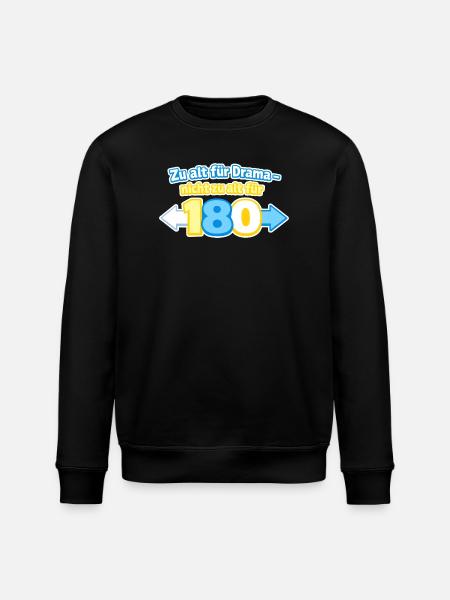 Zu alt für Drama 180 - Stanley/Stella Unisex Bio-Sweatshirt ROLLER - Schwarz