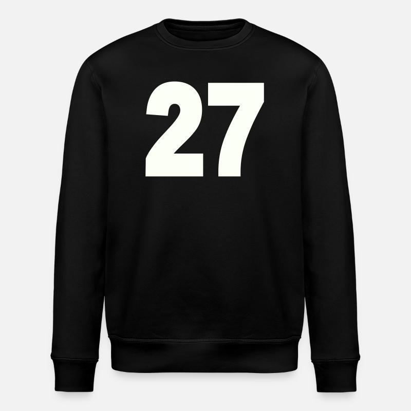 27 - Stanley/Stella ROLLER Unisex Organic Sweatshirt - black
