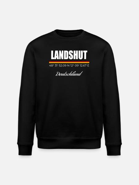 Landshut - Stanley/Stella Unisex Bio-Sweatshirt ROLLER - Schwarz