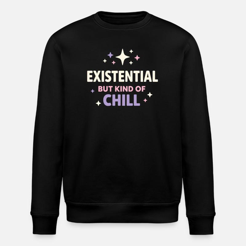Humour existentiel, nihilisme, humour, - Sweat bio ROLLER Stanley/Stella Unisexe - noir