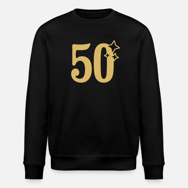 50e anniversaire 50e Étoile d’or - Sweat bio ROLLER Stanley/Stella Unisexe - noir