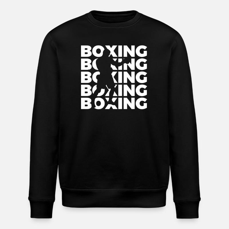Boxe - Sweat bio ROLLER Stanley/Stella Unisexe - noir
