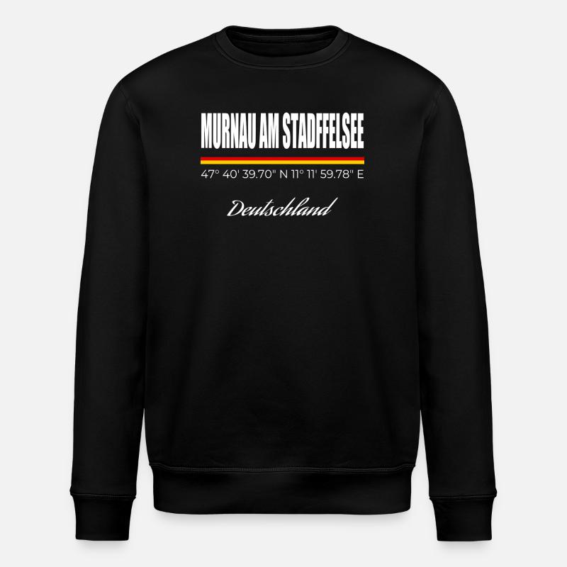 Murnau am Staffelsee - Stanley/Stella Unisex Bio-Sweatshirt ROLLER - Schwarz