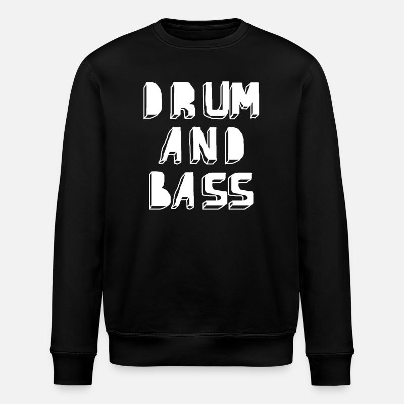 Glyphe néon drum and bass - Sweat bio ROLLER Stanley/Stella Unisexe - noir