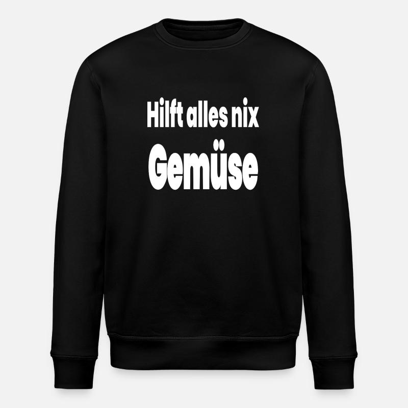 Gemüse - Stanley/Stella Unisex Bio-Sweatshirt ROLLER - Schwarz