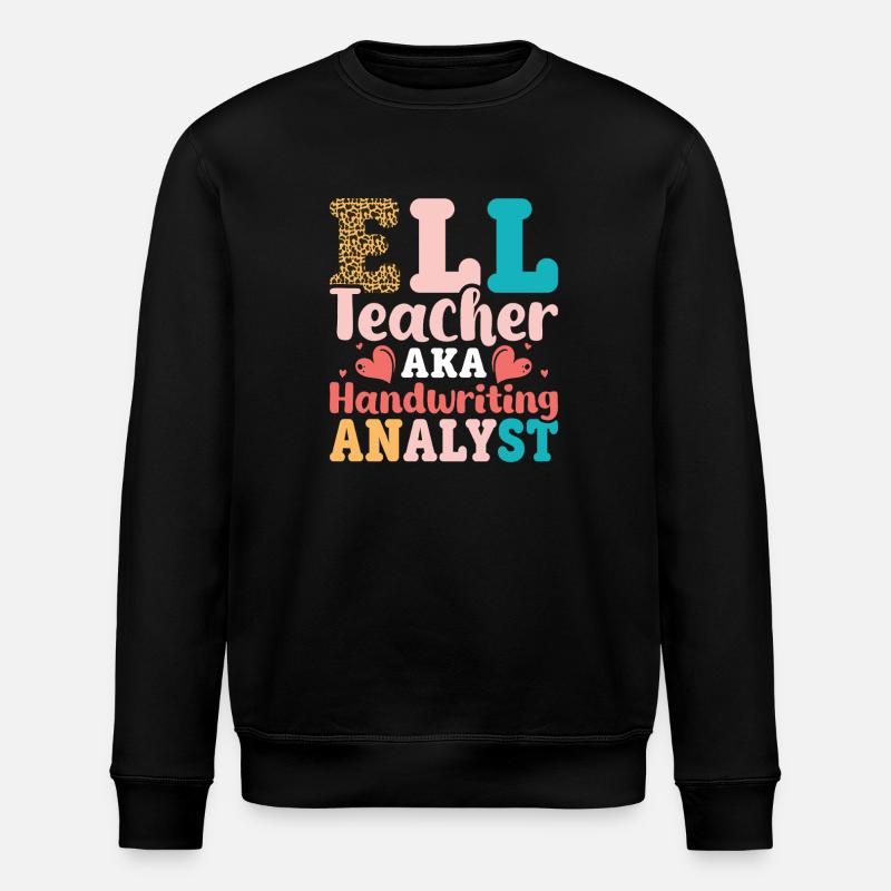 Professeur ELL Langue anglaise - Sweat bio ROLLER Stanley/Stella Unisexe - noir