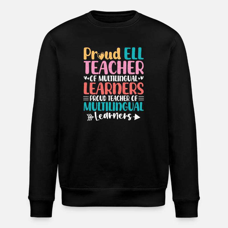 Professeur ELL Langue anglaise - Sweat bio ROLLER Stanley/Stella Unisexe - noir