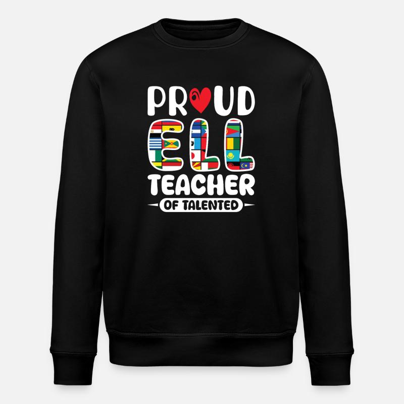 Professeur ELL Langue anglaise - Sweat bio ROLLER Stanley/Stella Unisexe - noir