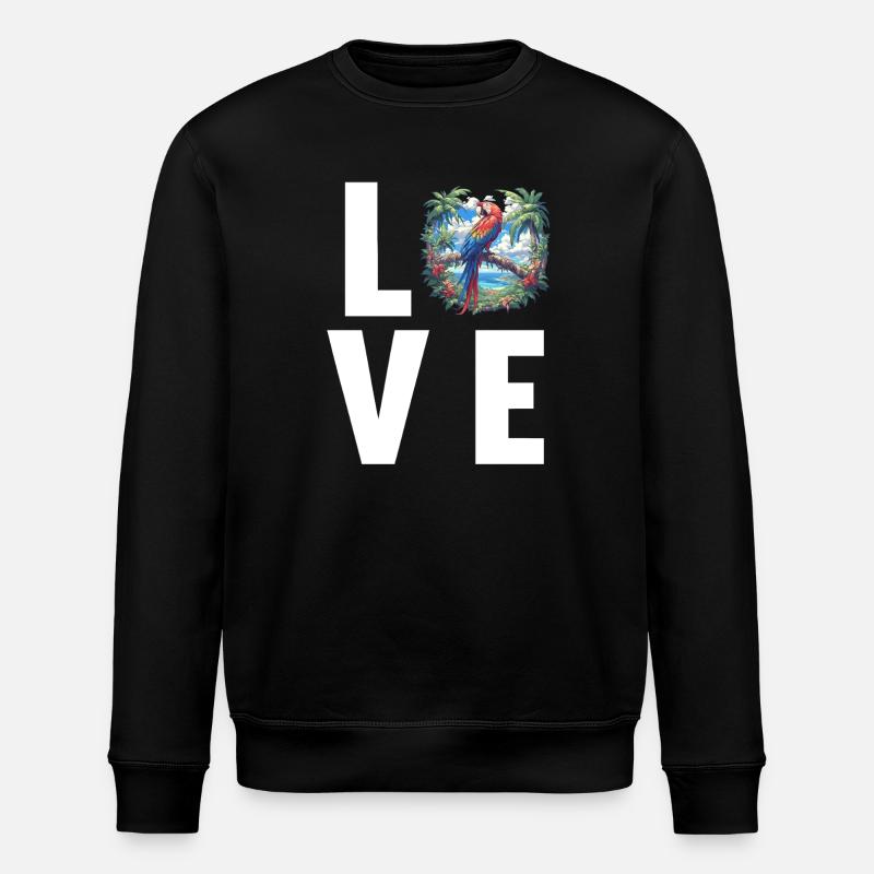 Macaw's Era - Stanley/Stella ROLLER Unisex Organic Sweatshirt - black