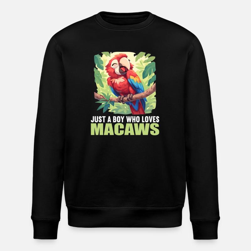 Macaw's Era - Stanley/Stella ROLLER Unisex Organic Sweatshirt - black