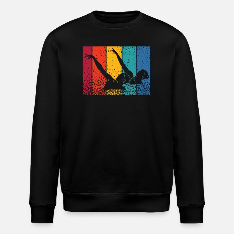 Artistic Swim Team Synchronschwimmen - Stanley/Stella Unisex Bio-Sweatshirt ROLLER - Schwarz