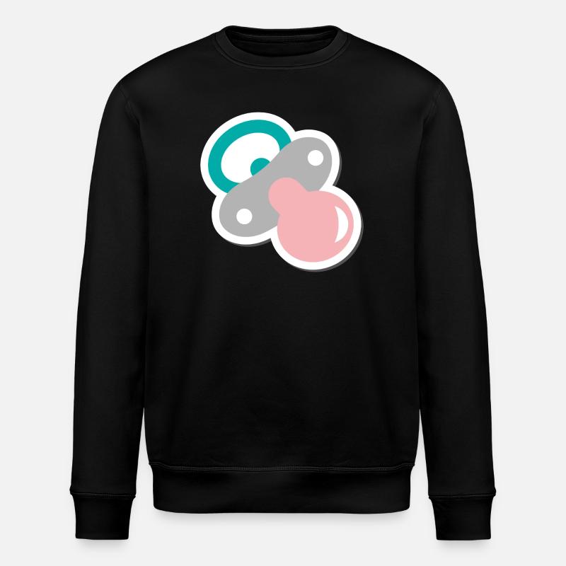 Sucette - Sweat bio ROLLER Stanley/Stella Unisexe - noir