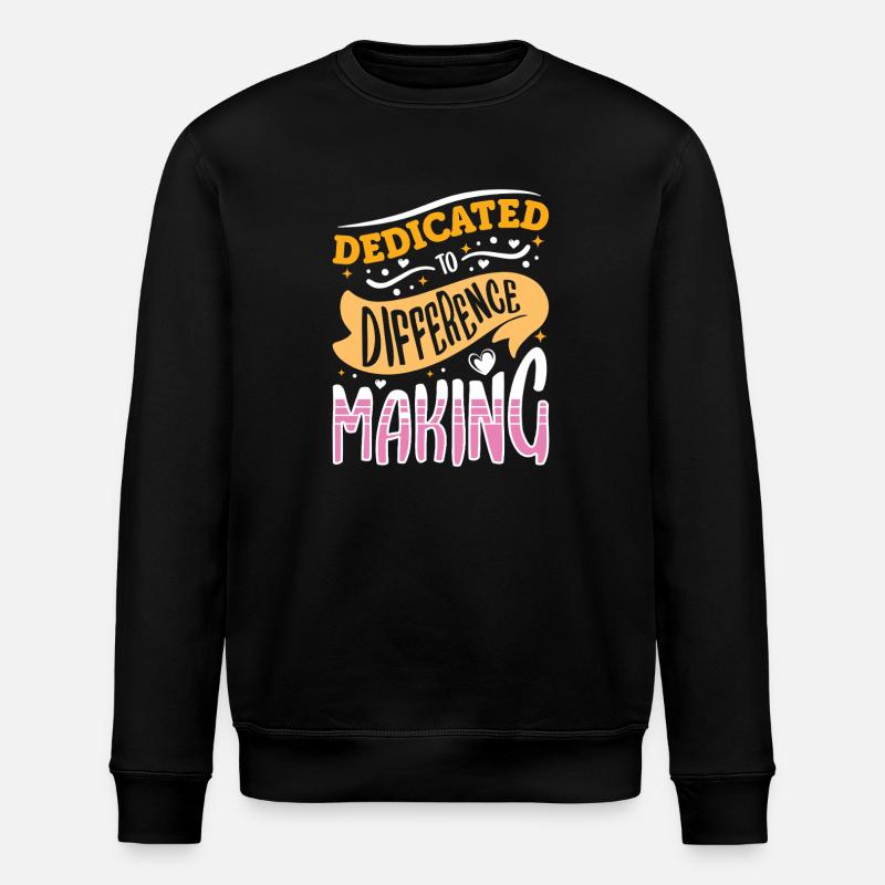 Geschenke für ESE-Lehrer - Stanley/Stella Unisex Bio-Sweatshirt ROLLER - Schwarz