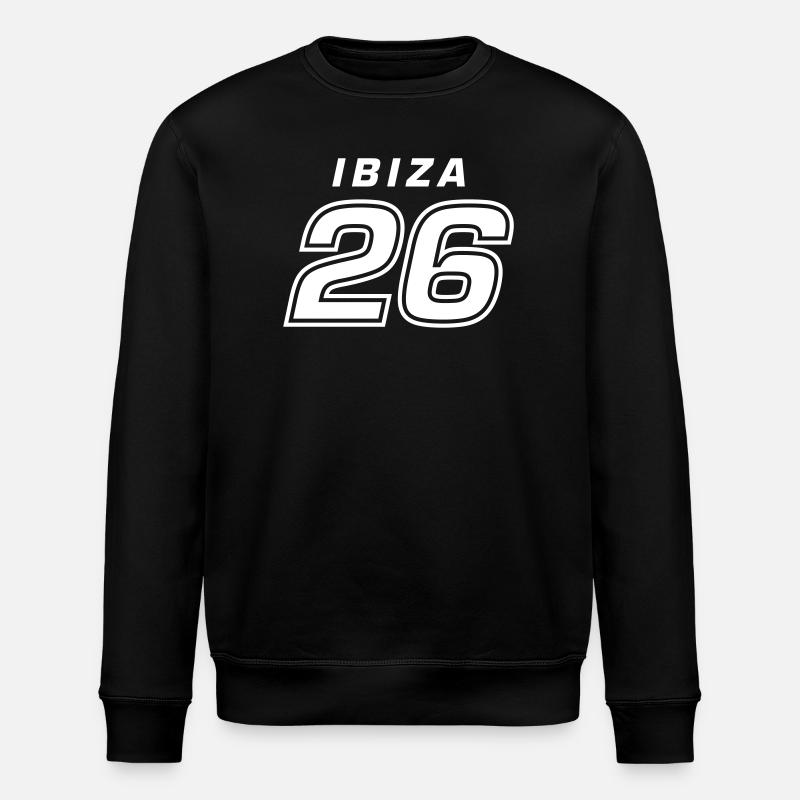 Maillot Ibiza 26 2026 - Sweat bio ROLLER Stanley/Stella Unisexe - noir