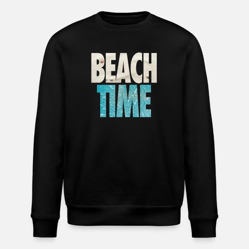 Plage - Vacances d’été - Mer et sable - Sweat bio ROLLER Stanley/Stella Unisexe - noir