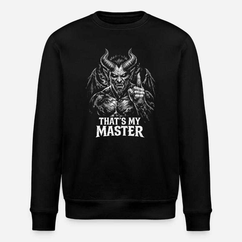 devil - Stanley/Stella ROLLER Unisex Organic Sweatshirt - black