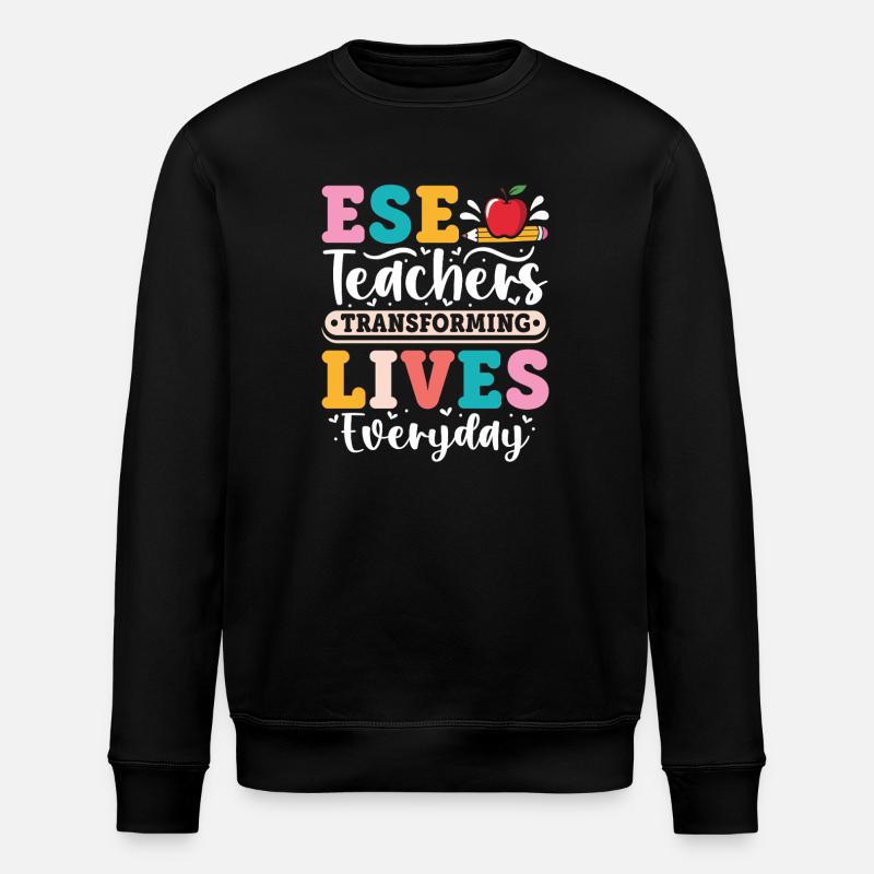 Geschenke für ESE-Lehrer - Stanley/Stella Unisex Bio-Sweatshirt ROLLER - Schwarz