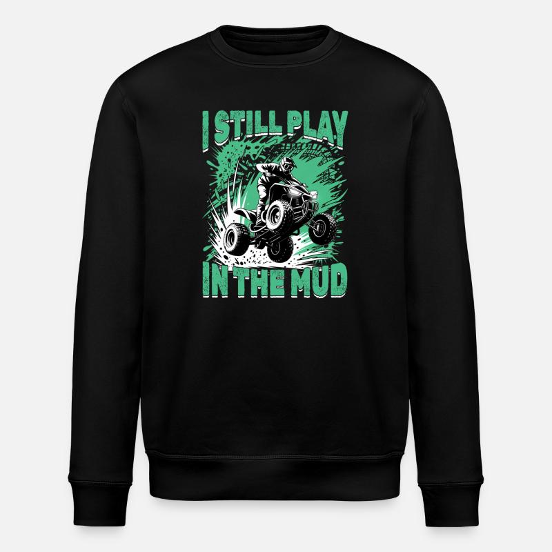 Quad ATV Garçons Hommes Quad Wheeler - Sweat bio ROLLER Stanley/Stella Unisexe - noir