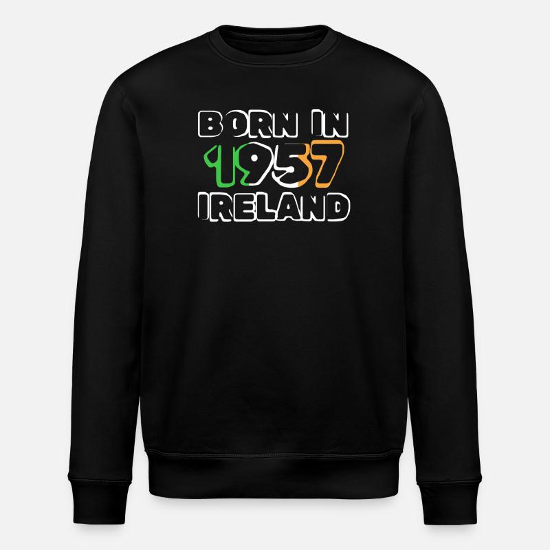 Irlande 1957 - Sweat bio ROLLER Stanley/Stella Unisexe - noir