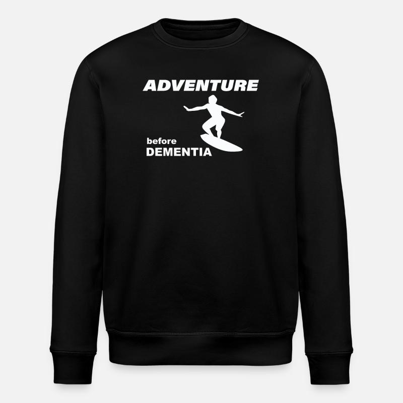 SURF ADVENTURE - Stanley/Stella Unisex Bio-Sweatshirt ROLLER - Schwarz