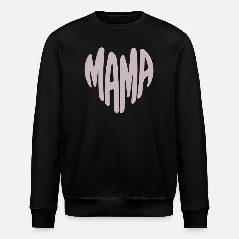 Typographie de Mom Heart - Sweat bio ROLLER Stanley/Stella Unisexe - noir