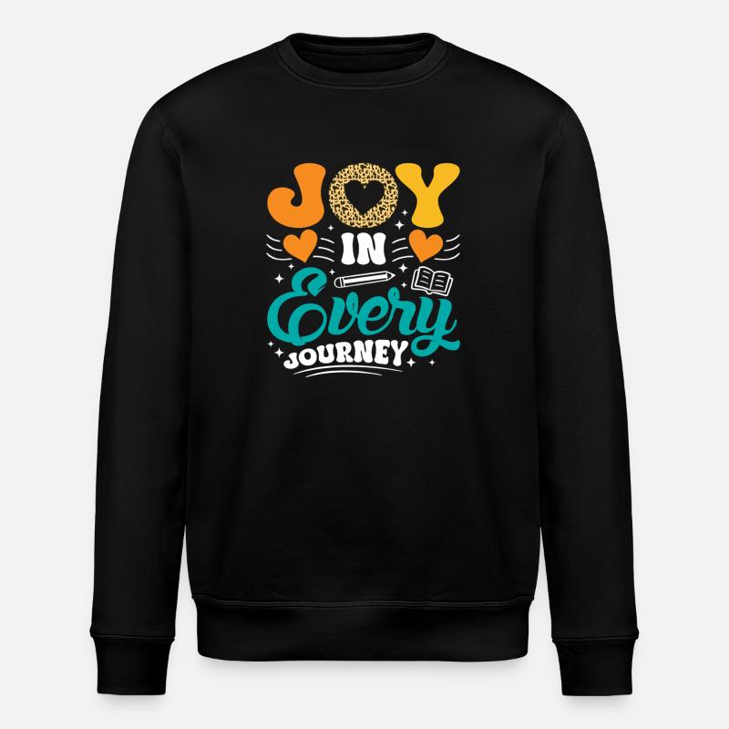 Gifts for ESE Teachers - Stanley/Stella ROLLER Unisex Organic Sweatshirt - black