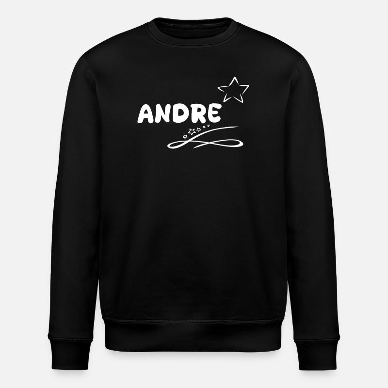 Geschenk für Andre - Stanley/Stella Unisex Bio-Sweatshirt ROLLER - Schwarz