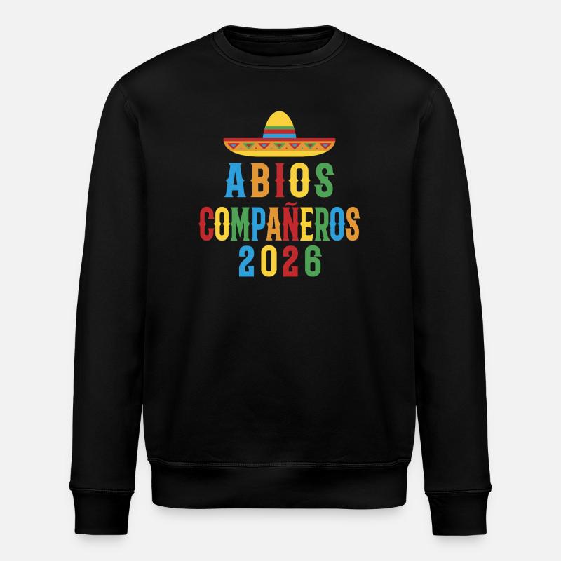 Abi 2026 Gymnasium Abitur Geschenkidee - Stanley/Stella Unisex Bio-Sweatshirt ROLLER - Schwarz