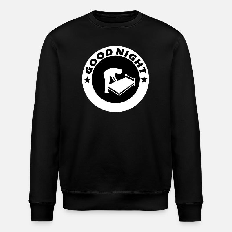 Bonne nuit Bonne nuit - Sweat bio ROLLER Stanley/Stella Unisexe - noir