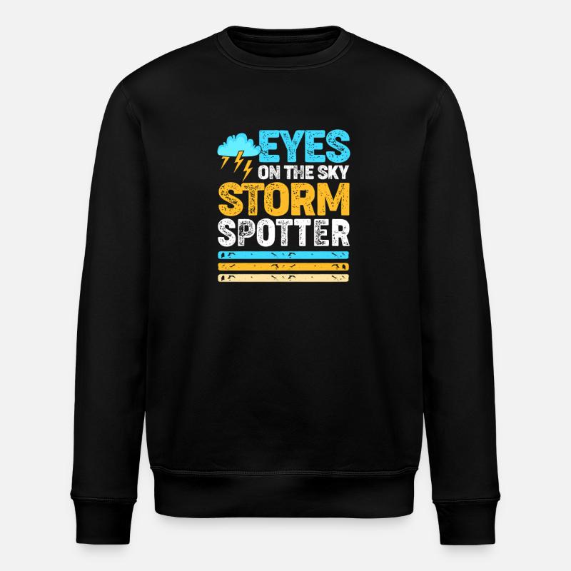 Meteorology Meteorologist Weather - Stanley/Stella ROLLER Unisex Organic Sweatshirt - black