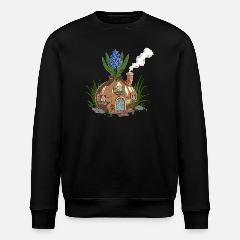 Hyazinthenhaus - Stanley/Stella Unisex Bio-Sweatshirt ROLLER - Schwarz