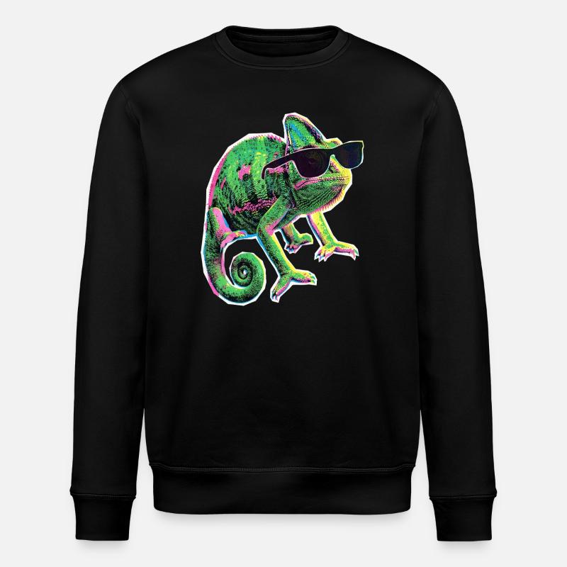 Chameleon Sunglasses - Stanley/Stella ROLLER Unisex Organic Sweatshirt - black